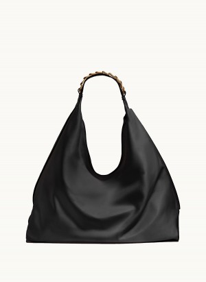 Black Donna Karan Bellmore Xl Hobo Bag | PH_DK77063