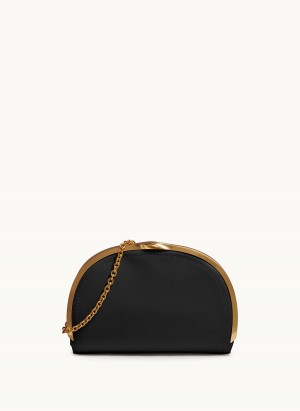 Black Donna Karan Lawrence Clutch Satchel | PH_DK23026