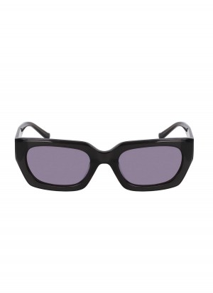 Black Donna Karan Rectangle 53mm Modern Icons Eyewear | PH_DK69840