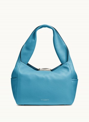 Blue Donna Karan Amagansett Shoulder Bag | PH_DK57505