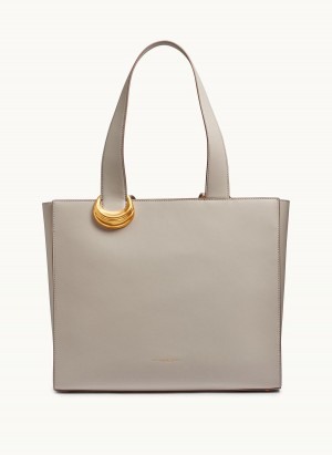 Cream Donna Karan Hewlett Tote Bag | PH_DK92564