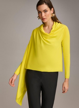 Multicolor Donna Karan Drape Cardigan Sweaters and Tops | PH_DK31848