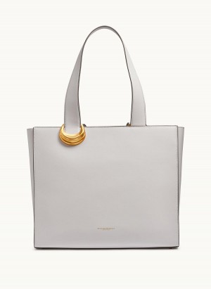 White Donna Karan Hewlett Tote Bag | PH_DK19489