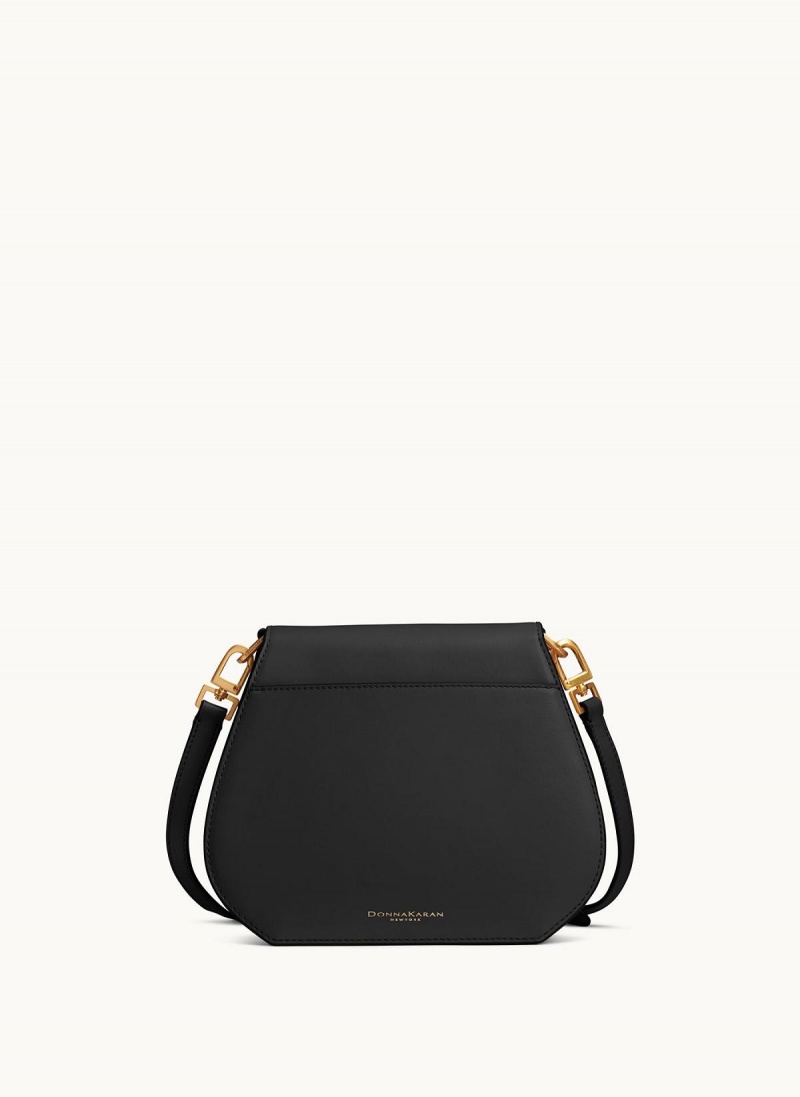 Black Donna Karan Bellerose Crossbody Bag | PH_DK93063