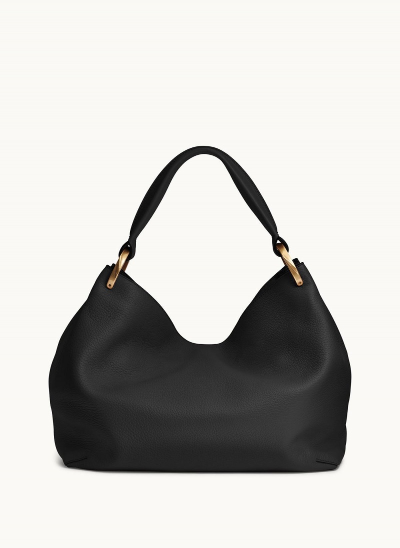 Black Donna Karan Glenwood Shoulder Bag | PH_DK29287