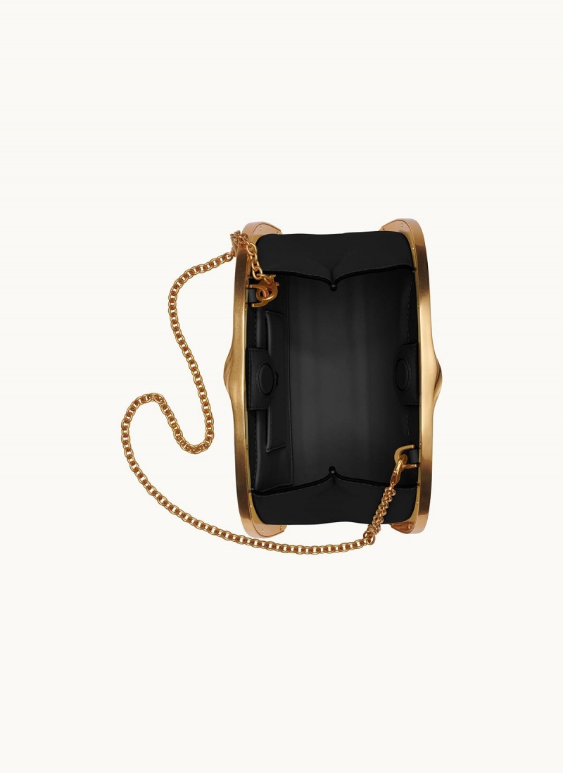 Black Donna Karan Lawrence Clutch Satchel | PH_DK23026