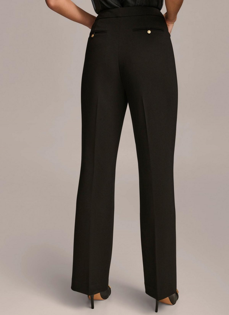 Black Donna Karan Updated Modern Fit Pants | PH_DK84425