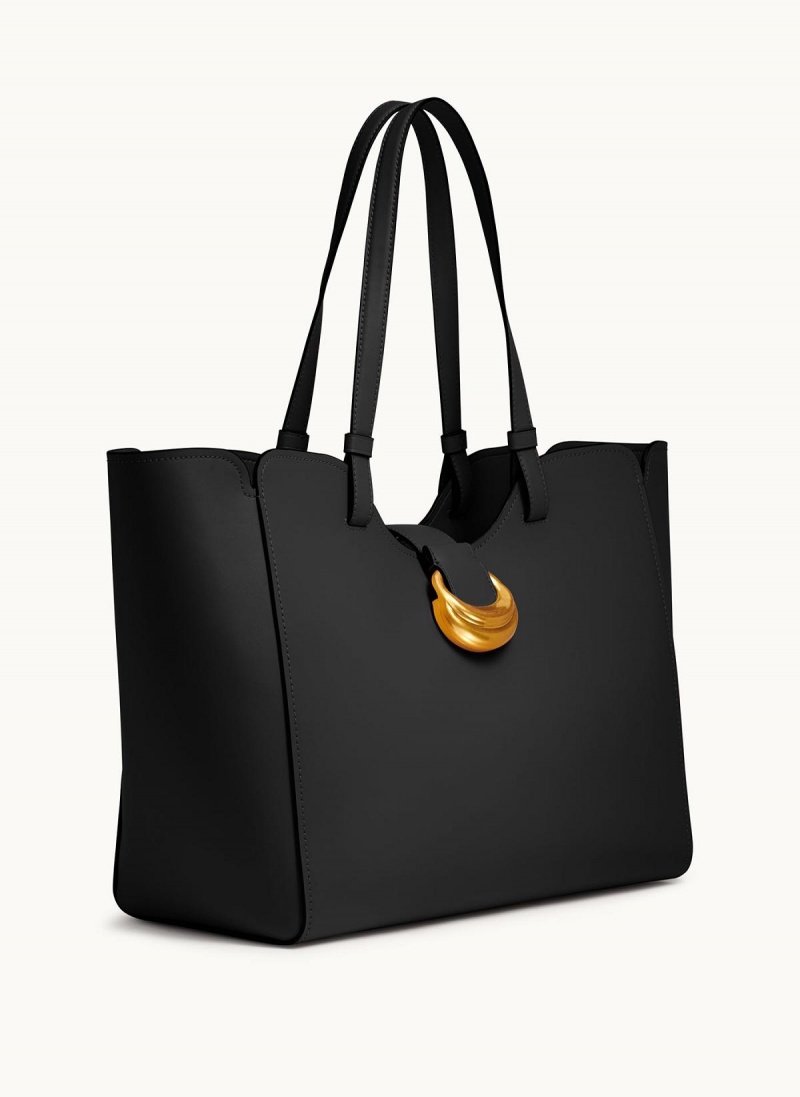 Black Donna Karan Valley Stream Large Tote Bag | PH_DK63733