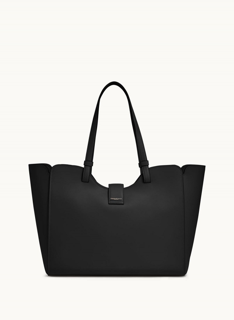 Black Donna Karan Valley Stream Large Tote Bag | PH_DK63733