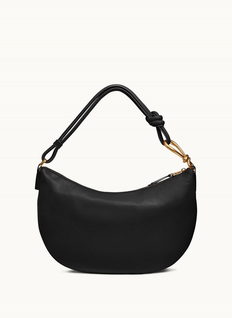 Black / Gold Donna Karan Roslyn Large Hobo Bag | PH_DK67752