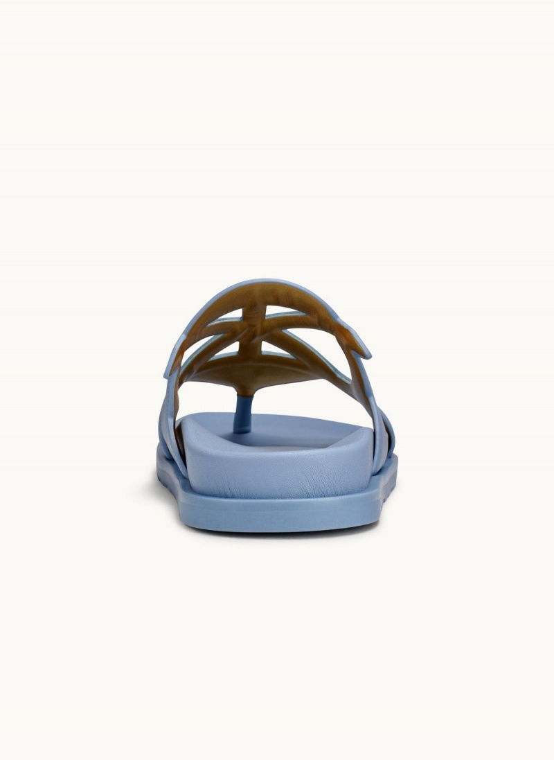 Blue Donna Karan Hatsy Flat Sandals | PH_DK62056