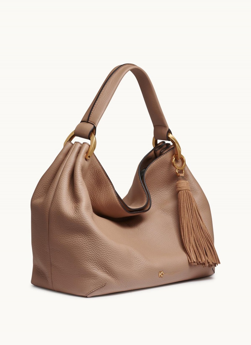 Brown Donna Karan Glenwood Shoulder Bag | PH_DK66304