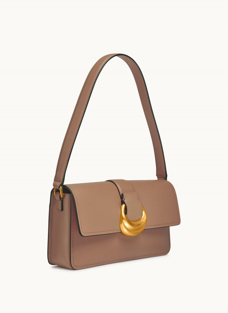 Brown Donna Karan Valley Stream Shoulder Bag | PH_DK38914