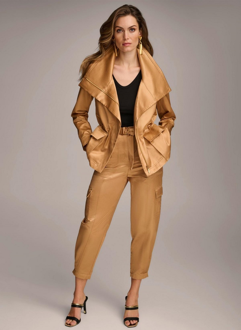 Copper Donna Karan Utility Blazer Outerwear | PH_DK82507