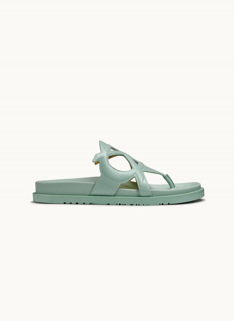 Green Donna Karan Hatsy Flat Sandals | PH_DK32045