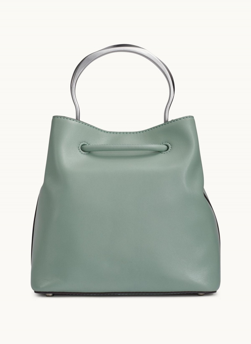 Green Donna Karan Lawrence Bucket Satchel | PH_DK92182