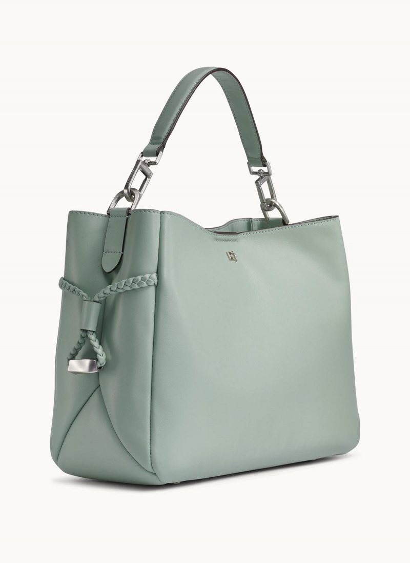 Light Green Donna Karan Bellerose Satchel | PH_DK63372