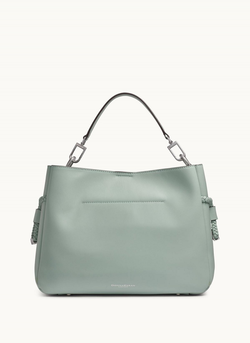 Light Green Donna Karan Bellerose Satchel | PH_DK63372