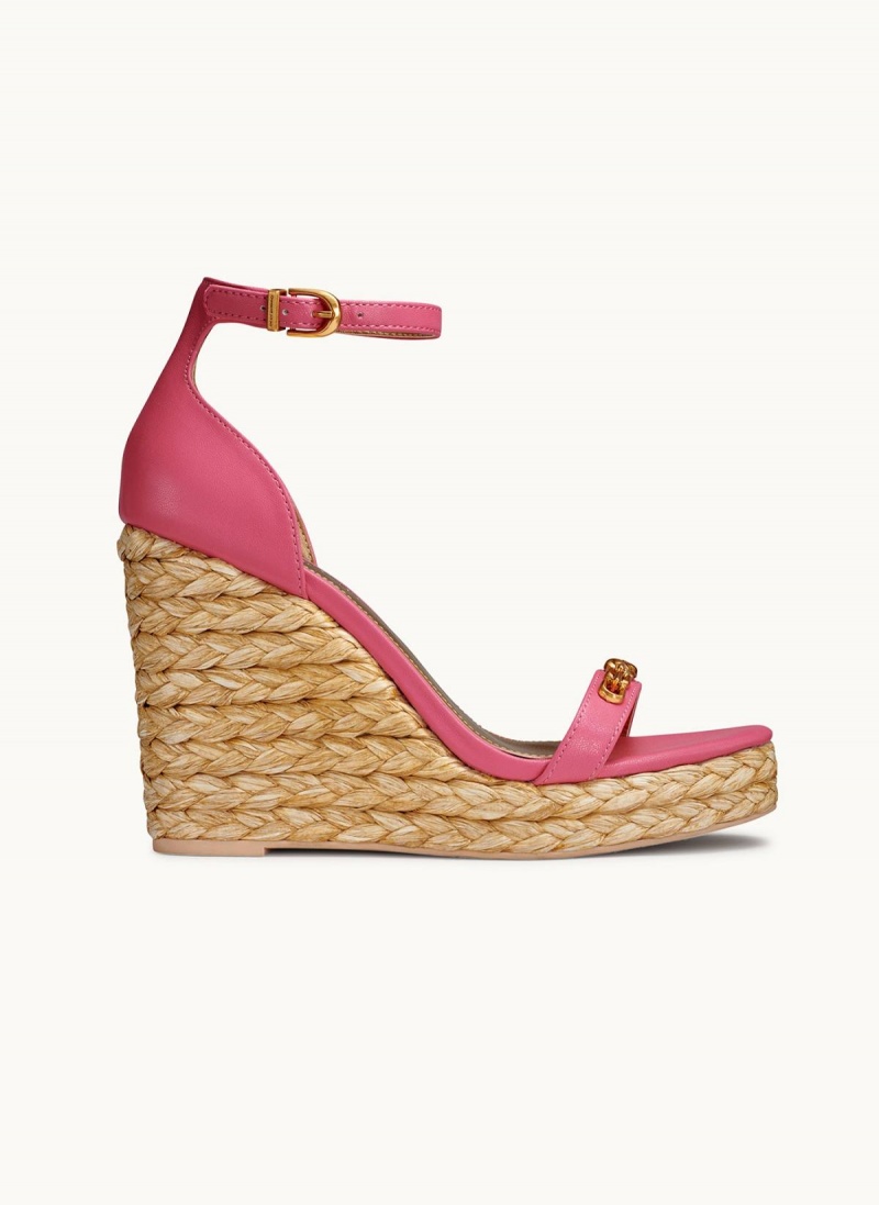 Rose Donna Karan Yulissa Ankle Strap Espadrille Sandals | PH_DK31615