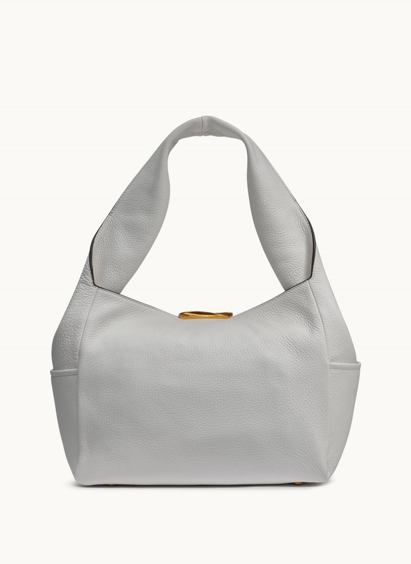 White Donna Karan Amagansett Shoulder Bag | PH_DK90328