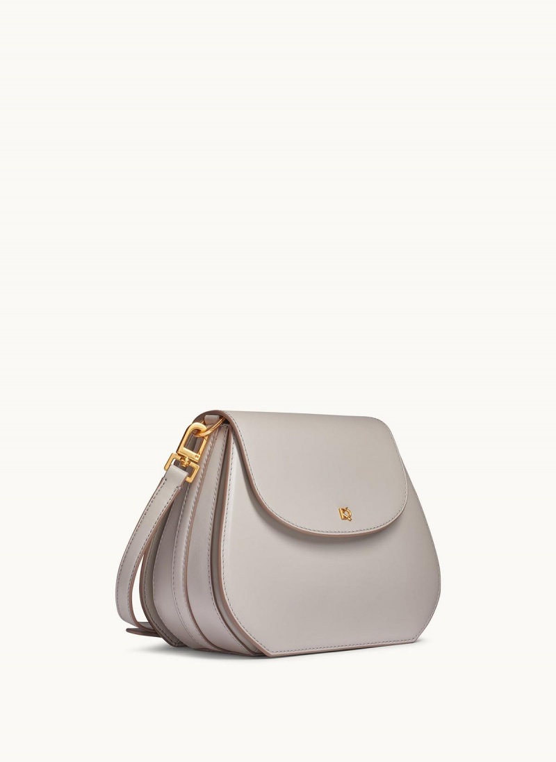 White Donna Karan Bellerose Crossbody Bag | PH_DK33996