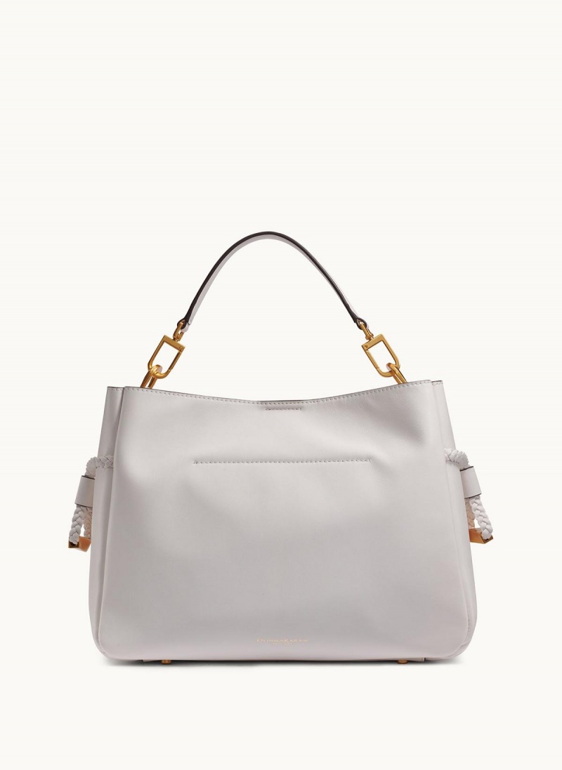 White Donna Karan Bellerose Satchel | PH_DK37744