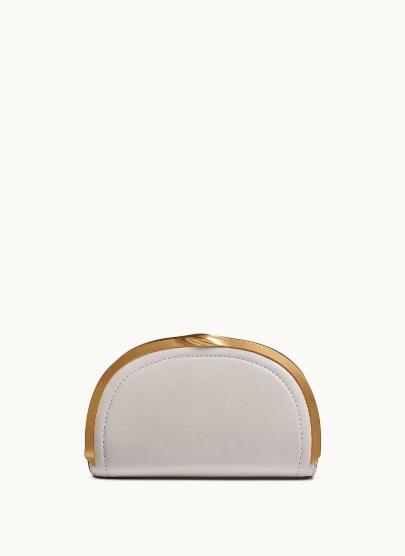 White Donna Karan Lawrence Clutch Satchel | PH_DK42461