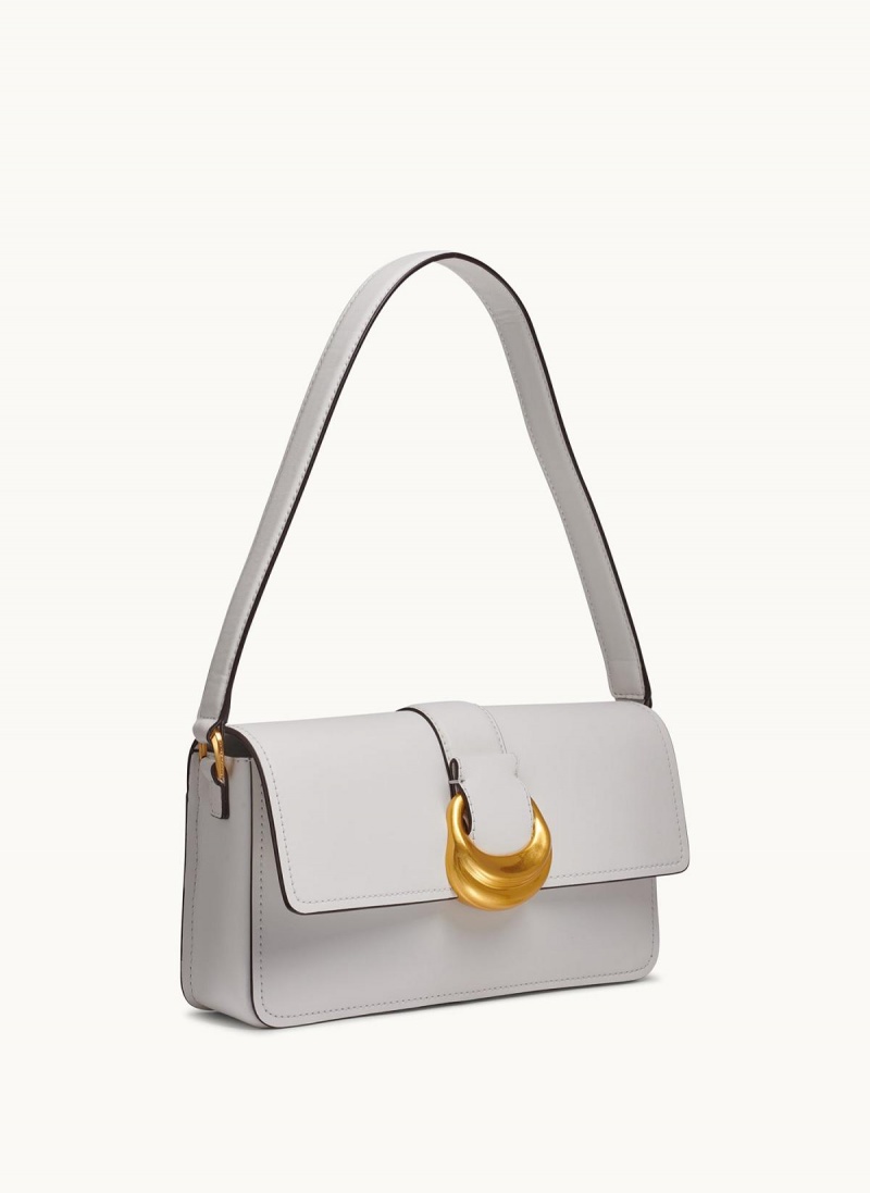 White Donna Karan Valley Stream Shoulder Bag | PH_DK16769