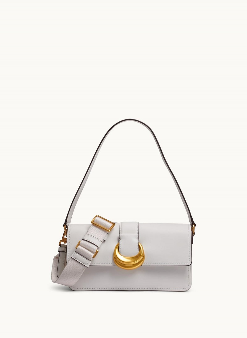 White Donna Karan Valley Stream Shoulder Bag | PH_DK16769