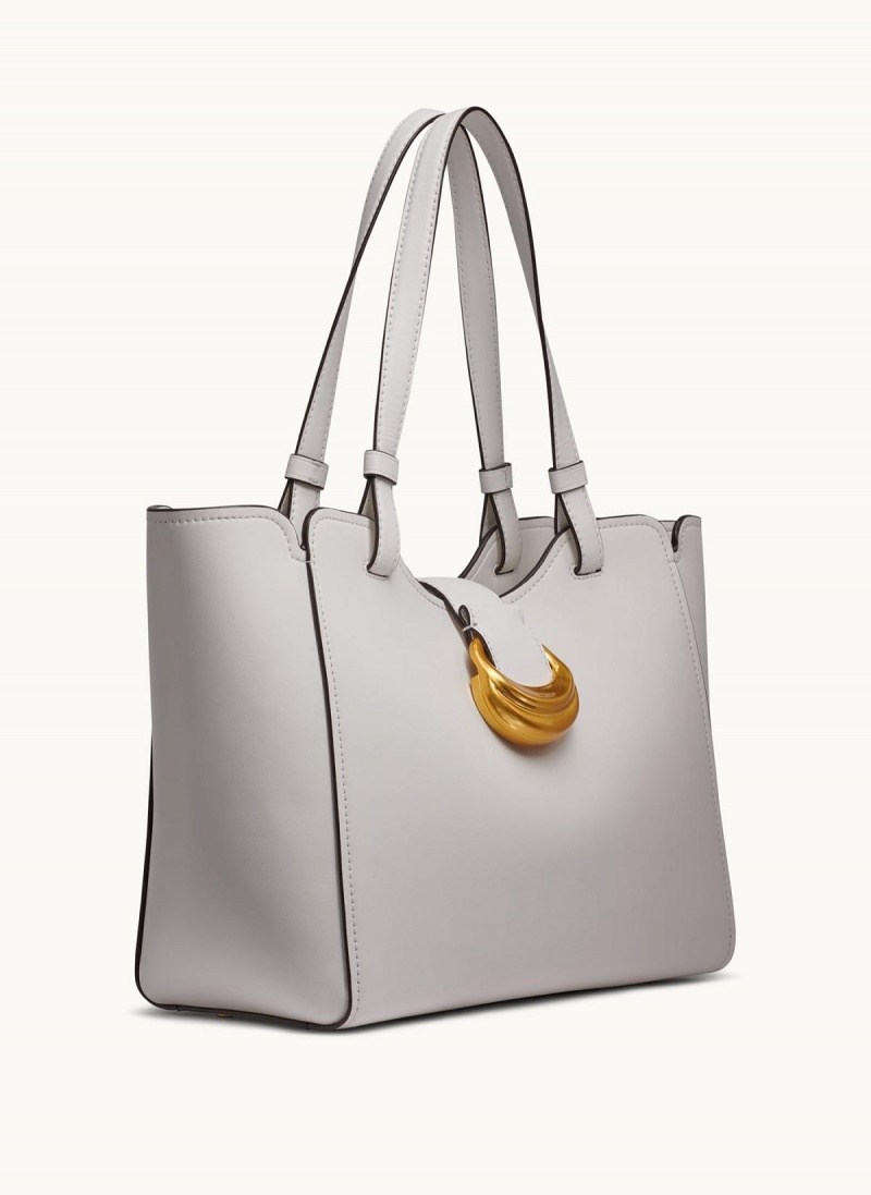 White Donna Karan Valley Stream Tote Bag | PH_DK43997