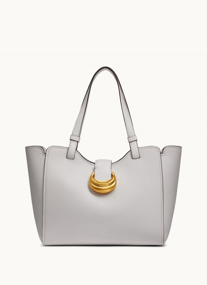 White Donna Karan Valley Stream Tote Bag | PH_DK43997